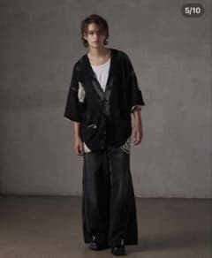 GRANCY ディストラクションデザインビッグカーディガン - メルカリ