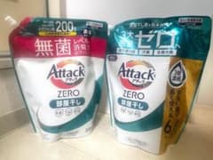 Attack ZERO アタック ゼロ 洗濯 液体洗剤 2000g×2 未開封のサムネイル