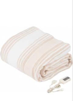 Mofua 電気毛布 約130x80cm 丸洗いOK ダニ退治機能　説明書付きのサムネイル