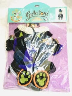 新品未使用　ジェラトーニ　コスチューム　黒猫　コス　ハロウィンコスのサムネイル