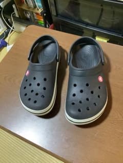 Crocs 黒 サボ・クロッグサンダル　サイズメンズ7のサムネイル