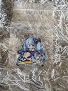 SNOW MIKU 아크릴 키링 하츠네 미쿠 스마트 폰 링