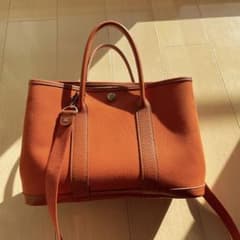 HERMES  エルメス ガーデンパーティTPM　2way　オレンジ　□I刻印のサムネイル