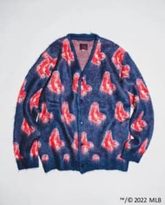 Needles×Beams boy別注モヘアカーディガン レッドソックス Needles×Beams boy別注モヘアカーディガン レッドソックス - メルカリ