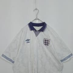 イングランド代表 1992 ホーム UMBRO ユニフォーム M 白 イングランド代表 1992 ホーム UMBRO ユニフォーム M 白 - メルカリ