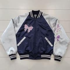 【横須賀プリンス商会】スカジャン（S） Yahoo!オークション - レア 横須賀プリンス商会 オールブラック スカジ