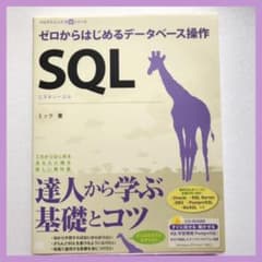 SQL : ゼロからはじめるデータベース操作のサムネイル