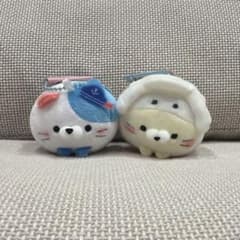 激レア☆ ご当地!もちふわころころにゃんこ　長崎　佐賀キーホルダー　2匹セット