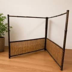 茶道具 風炉先屏風 天然竹 遠山 茶道 夏 - メルカリ