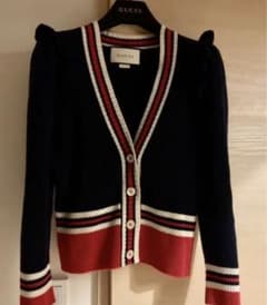 GUCCI カーディガン パフスリ フリル グッチのサムネイル