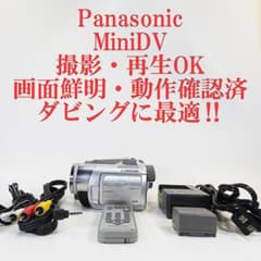 Panasonic miniDV テープ ビデオカメラ NV-GS150 パナソニックNV-GS150【動作確認済】MiniDVビデオカメラダビングに最適