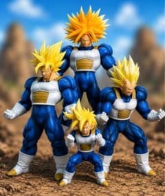 3連休値引きドラゴンボール　一番くじ　親子ムキムキ4種セット　アクリルケース付き 3連休値引きドラゴンボール 一番くじ 親子ムキムキ4種セット アクリル