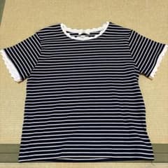 earth music&ecology ストライプ 半袖Tシャツのサムネイル