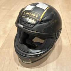 正規品】【即購入OK】SHOEI ブラック ヘルメット チェッカーフラッグ S 