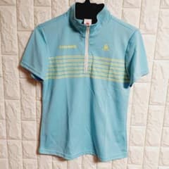 le coq sportif（ルコックスポルティフ） ハーフジップ水色 L 64