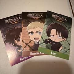 [Not for sale]Attack Titan　Levi, Hange, Erwin, Joypolis