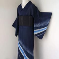 三花】洗える着物 絽 付け下げ 夏着物 単衣 リサイクル リユース