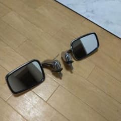 ナポレオン バイク用クロームミラー 角形 左右セットのサムネイル