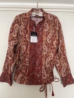 INGEBORG ペイズリー柄 チャイナ風ブラウス 新品タグ付き - メルカリ