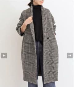 アパルトモン　LISIERE CHECK W COAT ウールコート アパルトモン LISIERE CHECK W COAT ウールコート - メルカリ