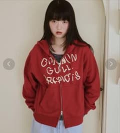 common gull products. zip hoodie レッドパーカーのサムネイル