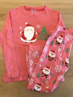 クリスマス サンタパジャマ 5歳用のサムネイル