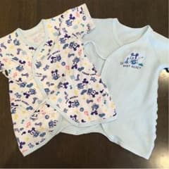 わらびもち様専用【新生児】ミッキーのコンビ肌着 50〜60のサムネイル