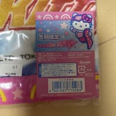 未開封 ご当地キティ ハンドタオル 冬季限定 スノーボード 2004年
