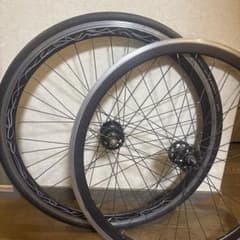 ピスト用完組ホイール 前後セット - メルカリ