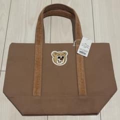 新品　FEILER ワッペントートバッグ オールドテディ ベージュ　L　小のサムネイル