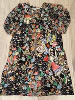 美品　ツモリチサト ナチュラルラブ 人気完売 ワンピース 2000年代　シルク 美品 ツモリチサト ナチュラルラブ 人気完売 ワンピース 2000年代