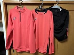 アシックス パンツ 長袖 ハーフジップセット2xl - メルカリ