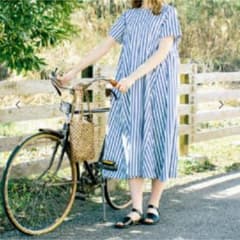 サマンサモスモス 後リボンAラインワンピースのサムネイル