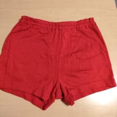 familiar　赤色 100cm ハーフパンツのサムネイル