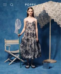 正規品poppy AIRY BLOOM CAMI DRESS - メルカリ
