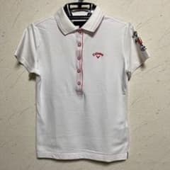 【Callaway】Callaway Short-Sleeve Golf Shirt White M Women's Golf Wear