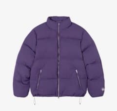 Stussy パープル ダウンジャケット ストリート系　スケーターファッションのサムネイル