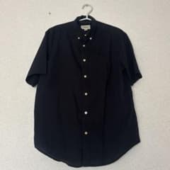 St. John's Bay セントジョンズベイ 黒 ポプリンシャツ Mのサムネイル