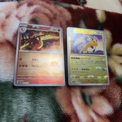 リザードンとライチュウ トレーディングカードセット リザードンとライチュウのマスターボールミラーカードセットおまけ付き