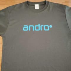 andro 卓球 ゲームTシャツ JTTA認定マーク付きMサイズのサムネイル