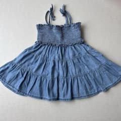 Baby GAP デニムブルー ワンピース 12-18ヶ月　80cmのサムネイル