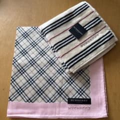 BURBERRY チェック柄 ストライプ ハンカチセット - メルカリ