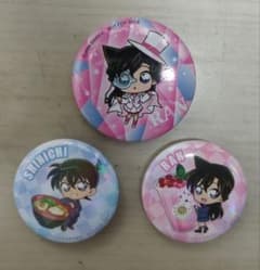 名探偵コナン 缶バッチ 毛利蘭 工藤新一 - メルカリ
