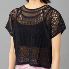 チャコット ノーソーイング ランダムメッシュニットtシャツ - メルカリ