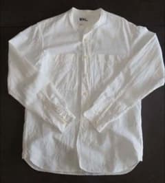 MHL. Margaret Howell リネン バンドカラーシャツ M - メルカリ