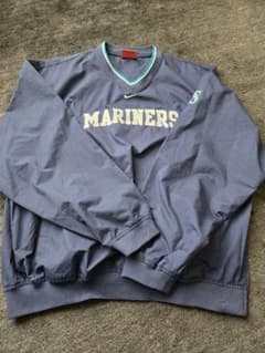 【90s】 NIKE MLB マリナーズ ナイロンプルオーバーのサムネイル