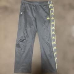 adidas ジャージ パンツ ブラック イエロー ロゴテープのサムネイル