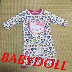 みぃまま様専用☆キティ×ベビド 80パジャマのサムネイル