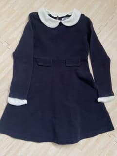 ネイビー 長袖 ワンピース 130 礼服　女の子　ビームスのサムネイル