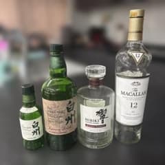 人気ウイスキー空瓶セット 白州 響 マッカラン - メルカリ